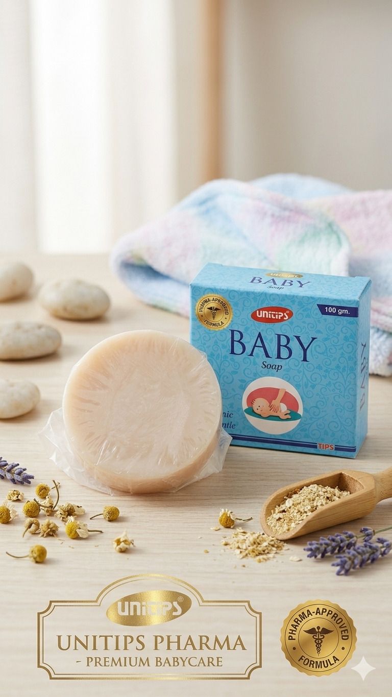 unitips pharma Unitips Baby Soap for Hydration & Moisturisation(Pack of 4)-picture-35