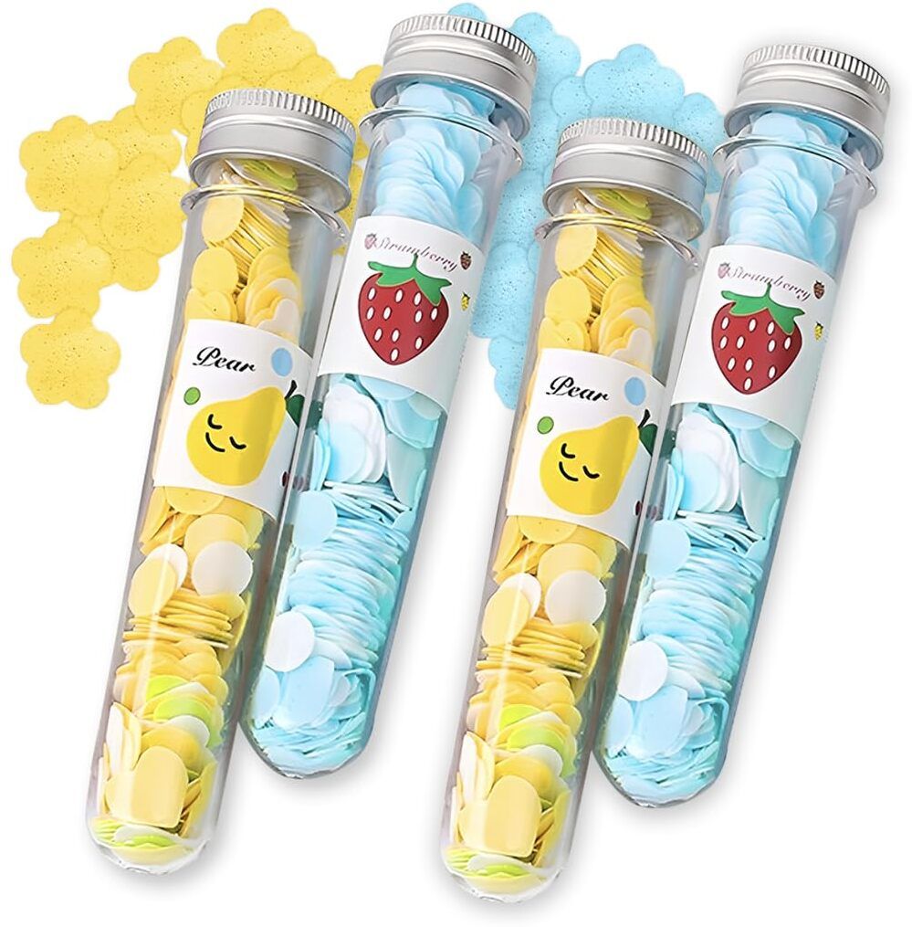 eclet 4PC Disposable Paper Soap Tube, Mixed Fragrance Paper Soap Sheets,-picture-28