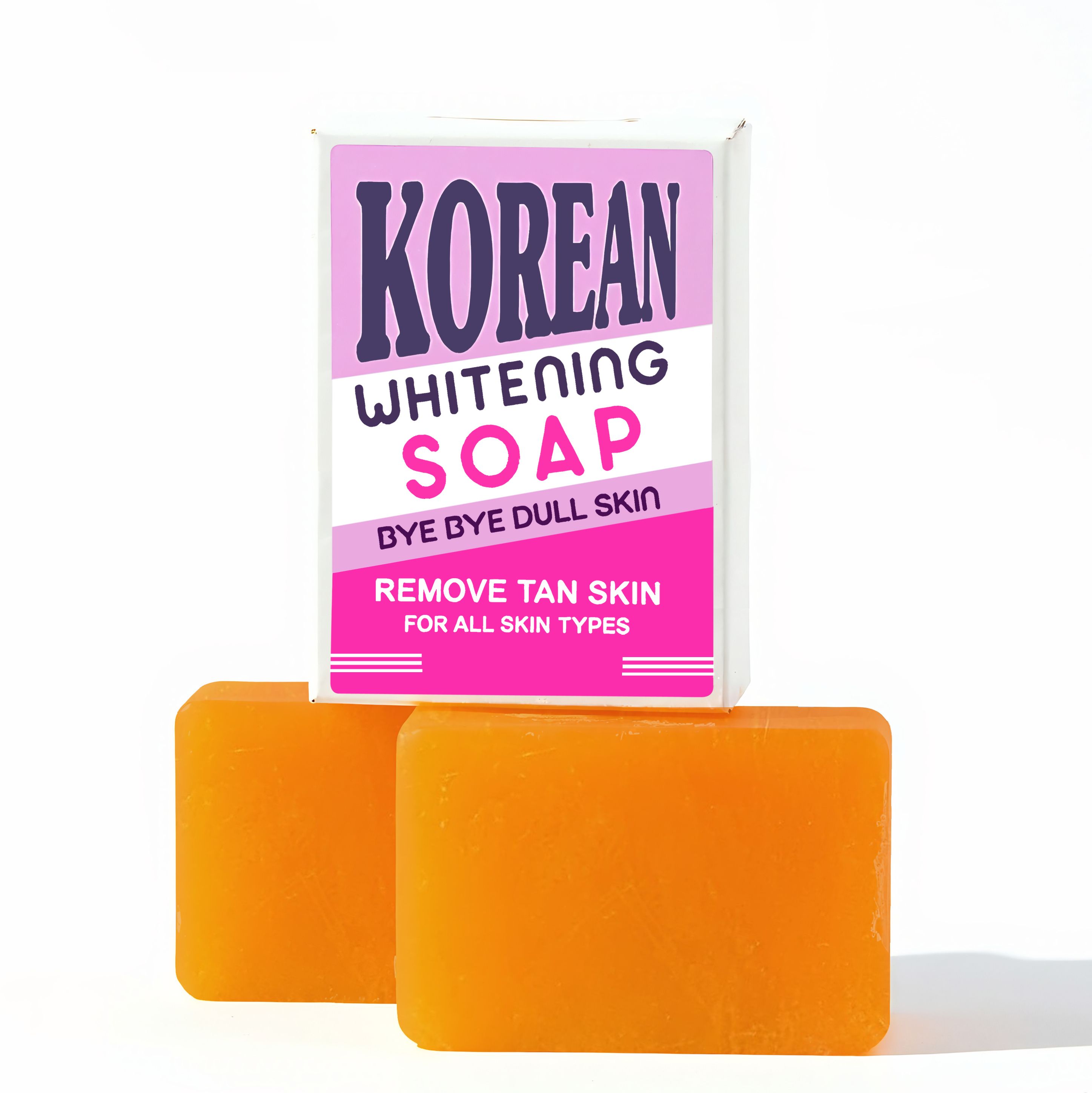 Korean Whitening Soap - Bye Bye Dull Skin, Remove Tanning, Brightening Face