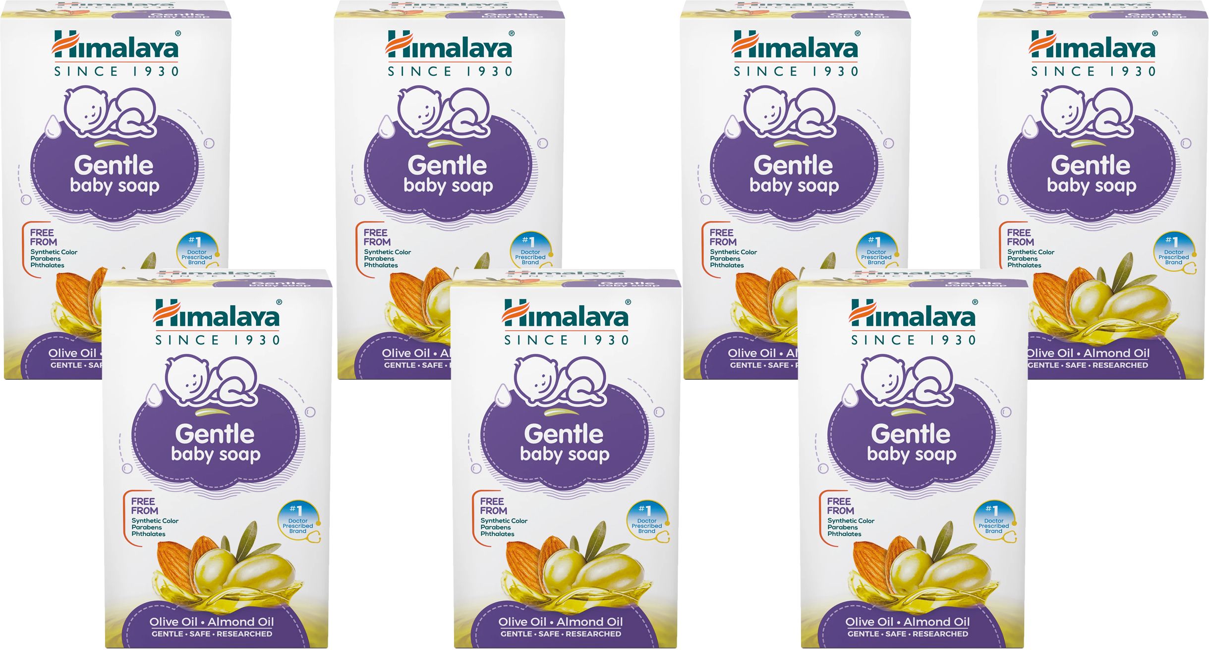 GENTLE BABY SOAP 75g ( Pack of 7)-image-34