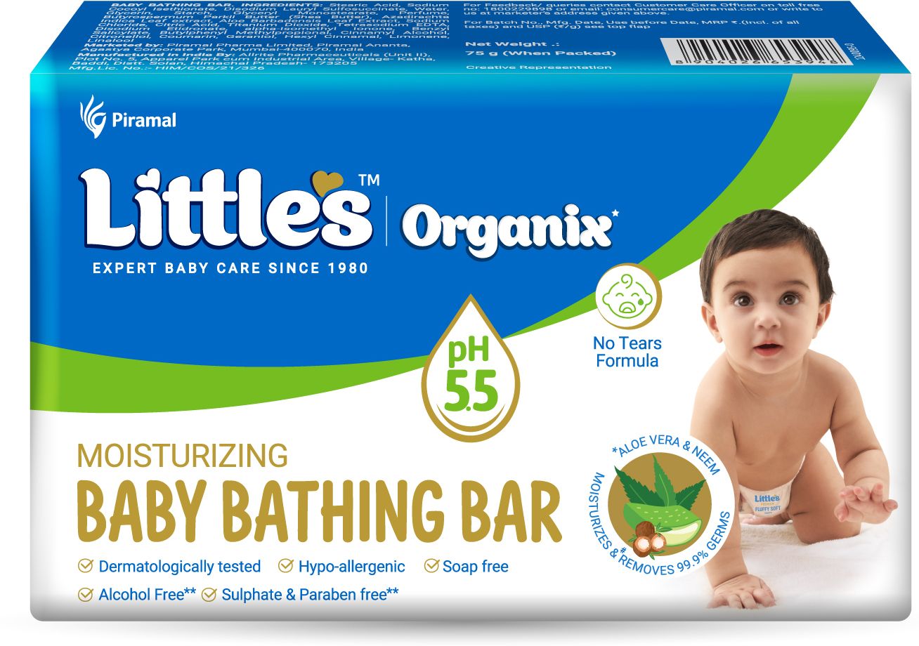 Organix Baby Bathing Bar | pH 5.5 | Tear Free Baby Soap| Dermatologically Tested-image-46