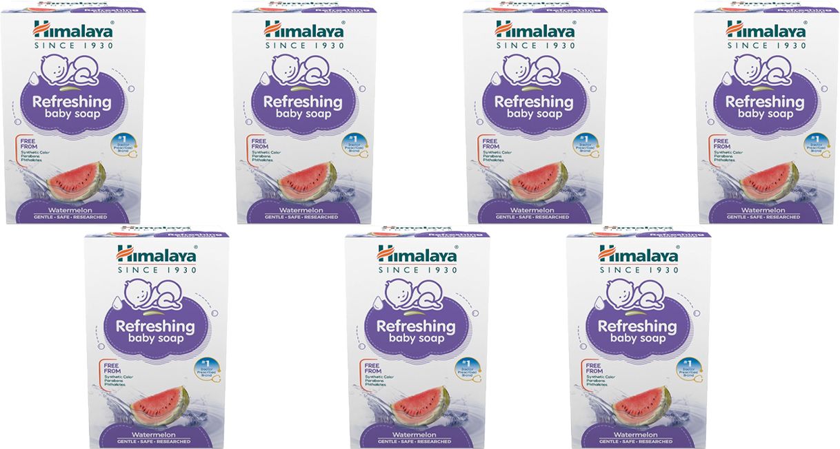 himalaya REFRESHING BABY SOAP 75g ( Pack of 7 )-picture-12
