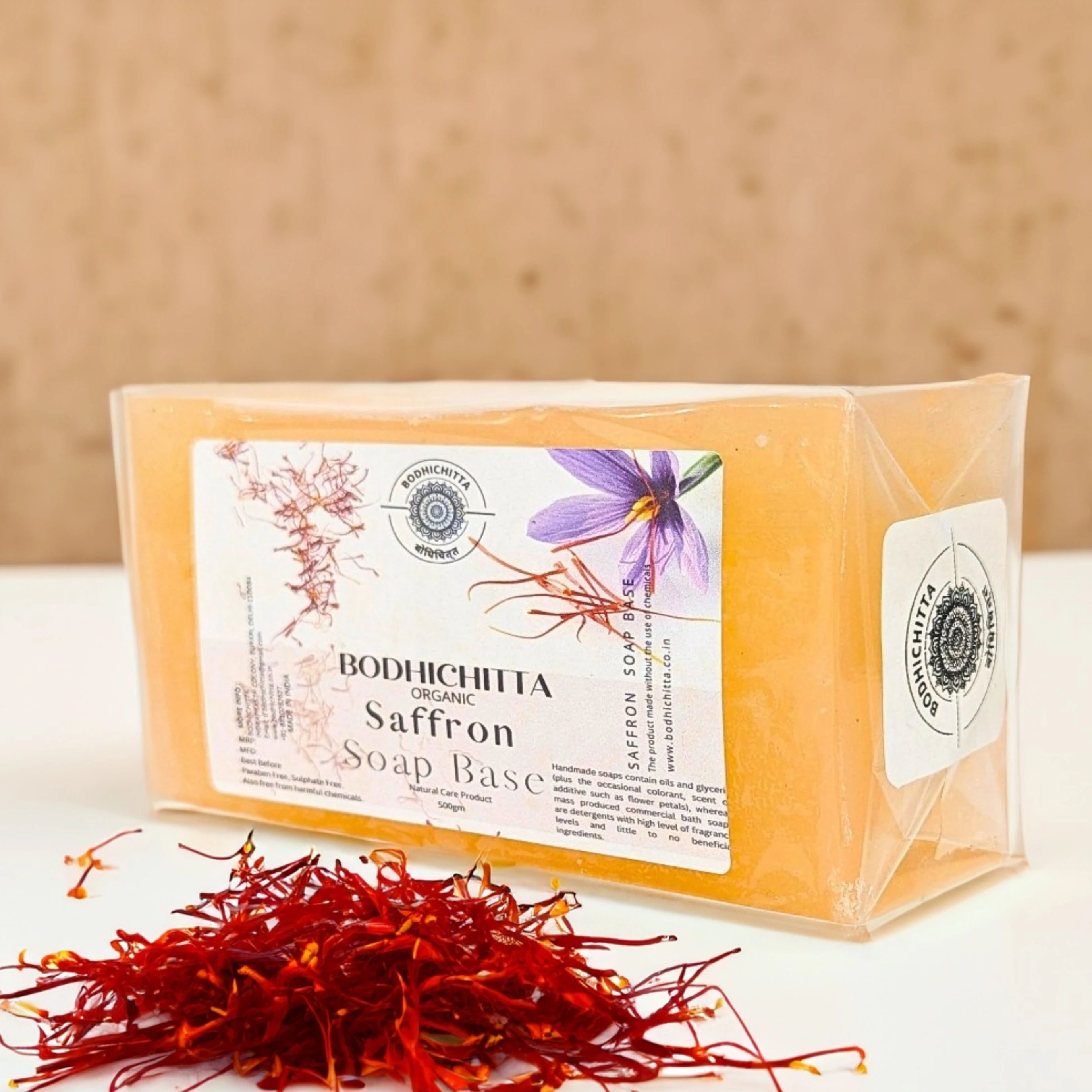 Saffron Glycerin Soap Base Melt & Pour 100% Pure & Natural Pack of 1kg-image-35