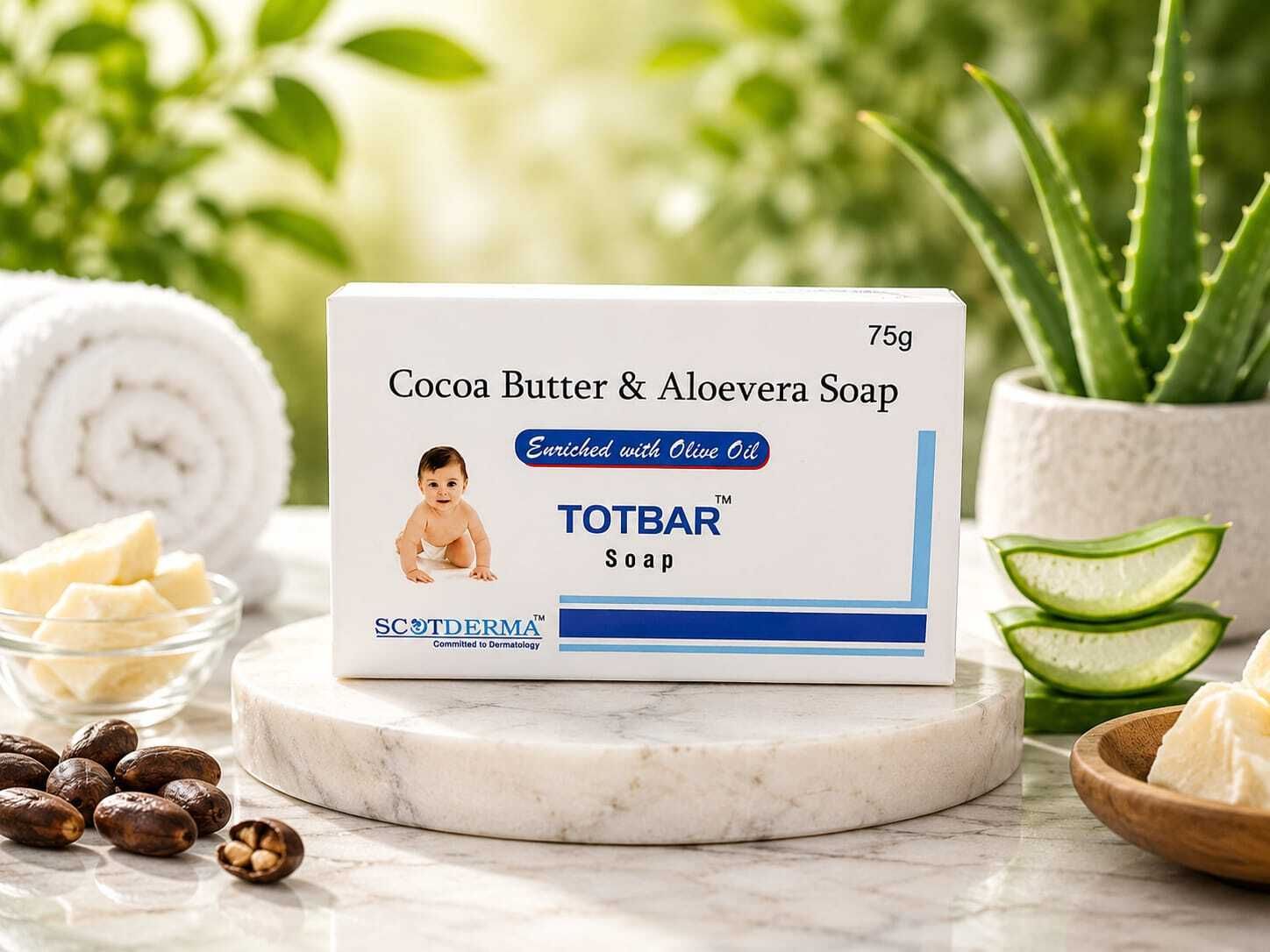 COCOA BUTTER & ALOEVERA SOAP (5*75G)-image-33