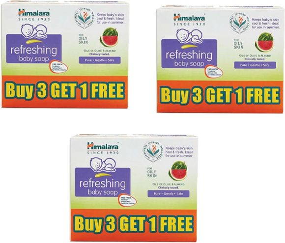 himalaya REFR BABY SOAP 4NX125G (BUY 3 GET 1 FRE) ( Pack of 3 )-picture-41