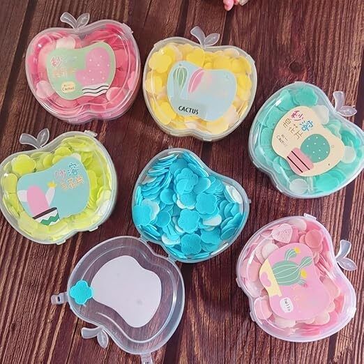 6pc Apple-Scented Pocket Paper Soap for Travel, School,-image-6