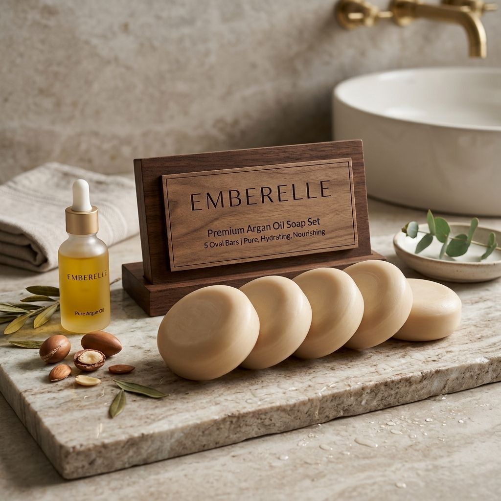 Herbal Argan Oil Beauty Soap | for Dry Skin Body Soap-image-28