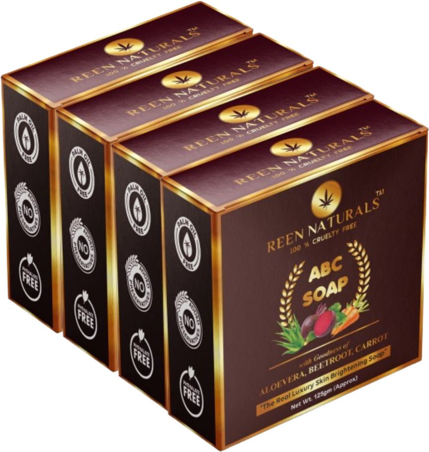PACK 04 - ABC SOAP | Luxury Soap Natural Extract of Aloe Vera, Beetroot & Carrot-image-16