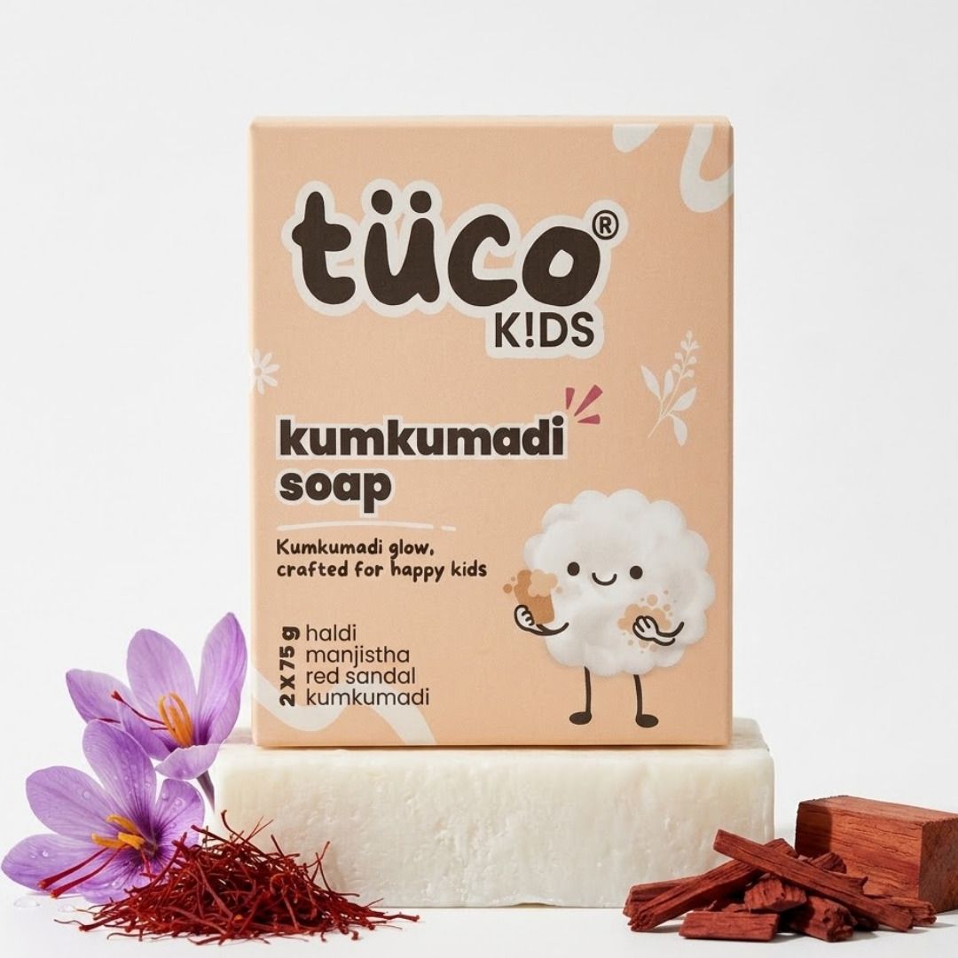 tuco Kids Kumkumadi Soap | Safe For Kids & Babies | Detan and Glow-picture-15