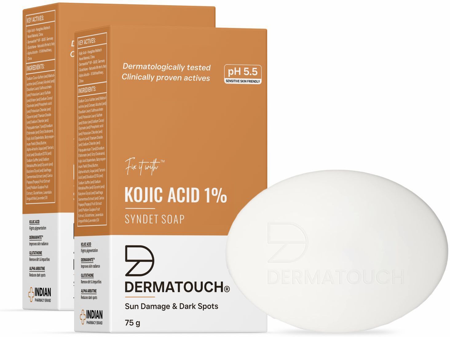 Kojic Acid 1% Soap with Glutathione | For Pigmentation & Sun damage
