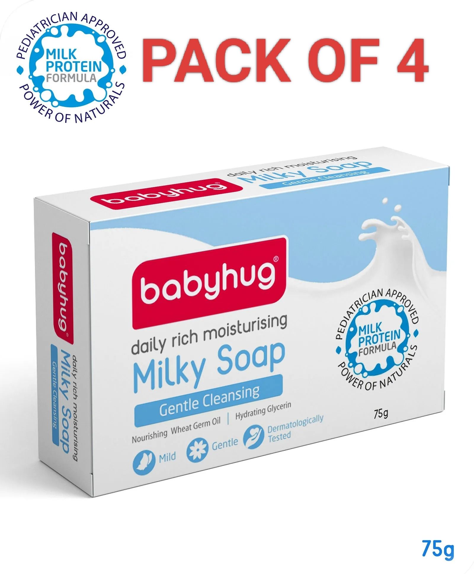 babyhug Baby Soap Pack of 4 baby Body Wash Soap-picture-42