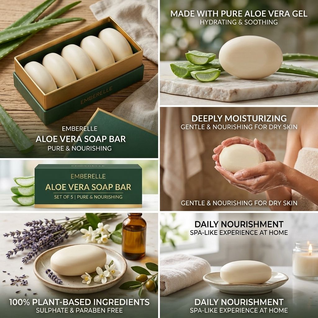 Herbal Aloe Vera Skin Care Soap | for Clear Skin-image-46