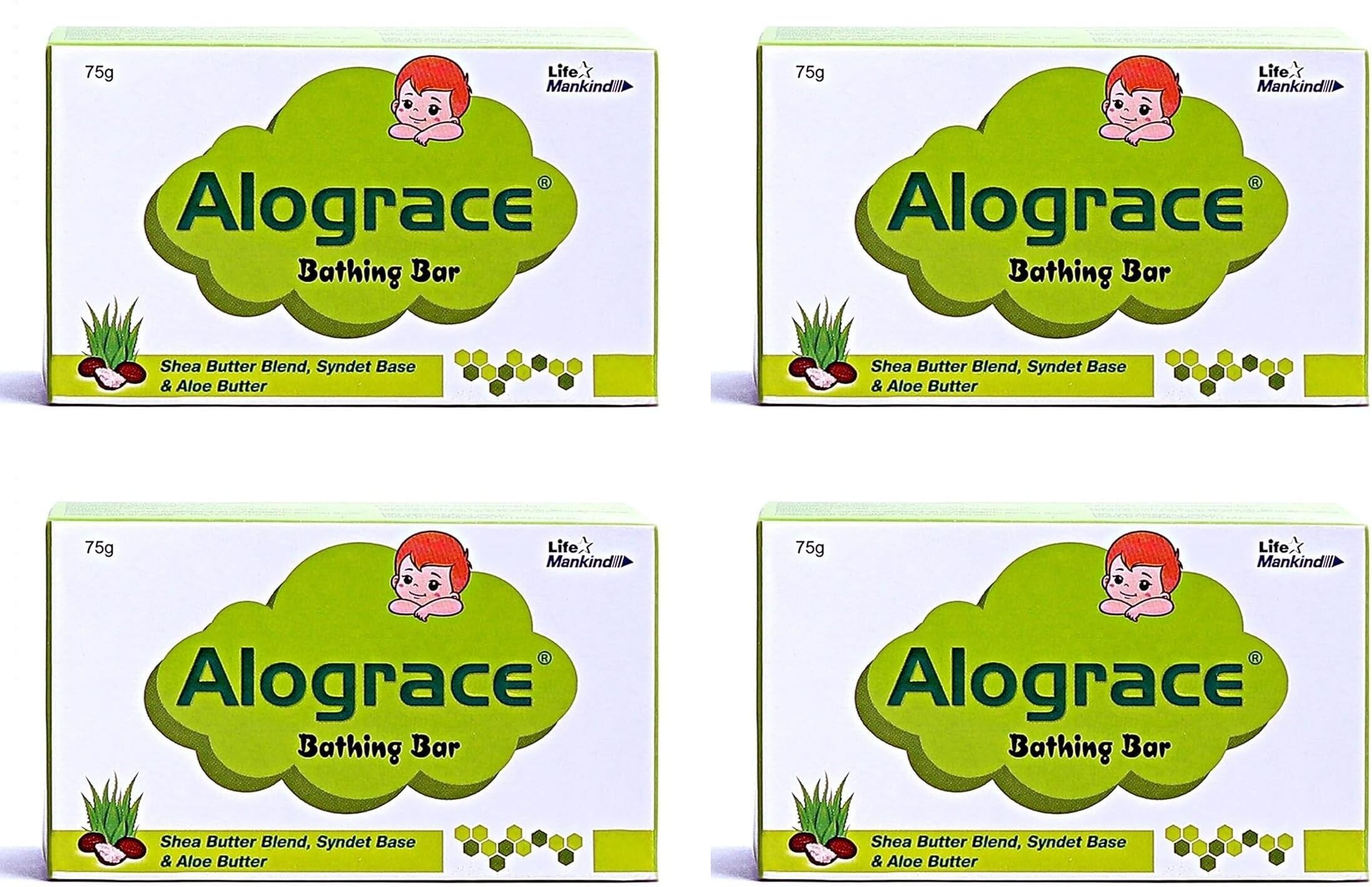 Mild & Gentle Baby Soap with Aloe Vera & Shea Butter, 75g (Pack of 4)-image-33