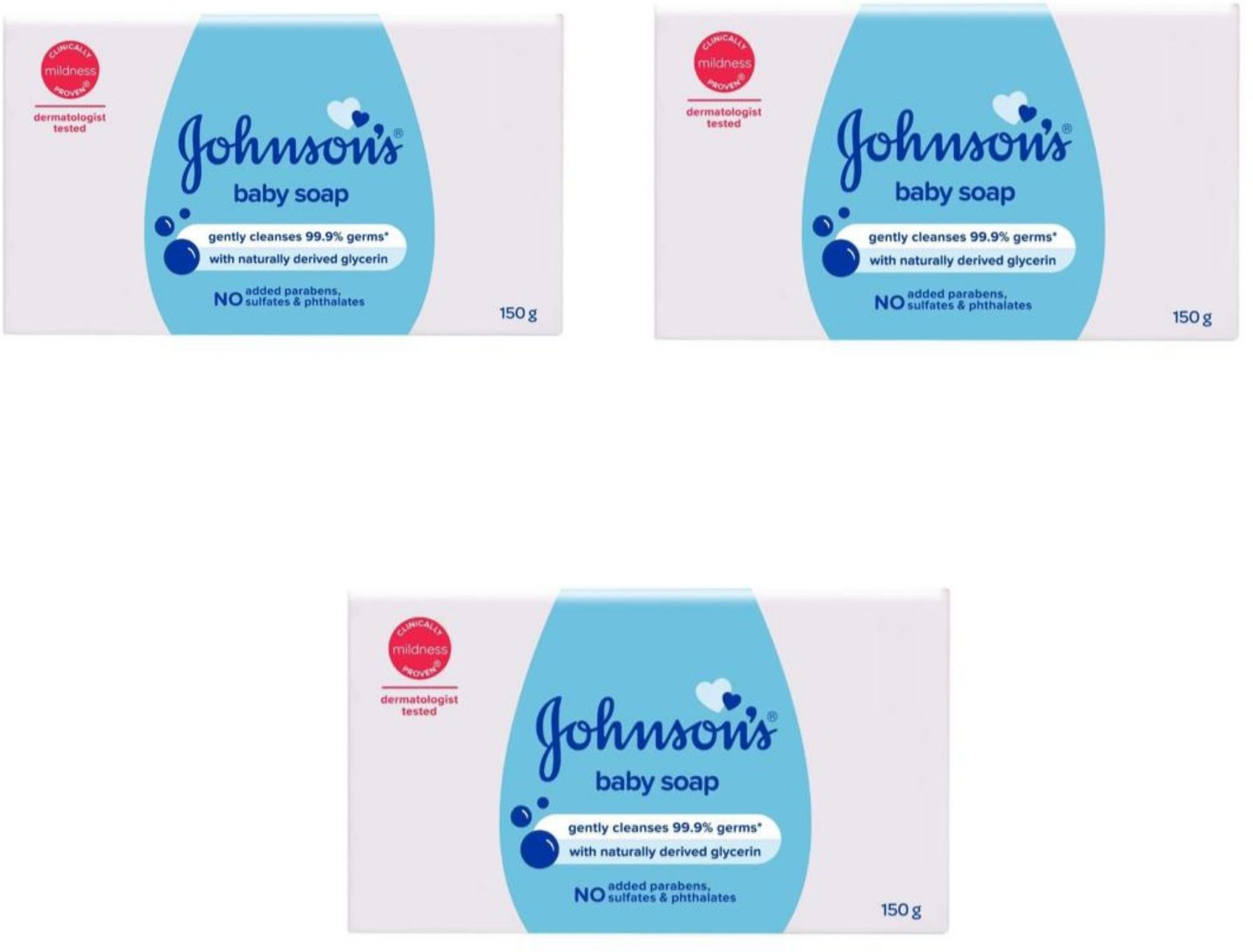 johnson's Baby Soap 150 gm ( Pack of 3 )-picture-14