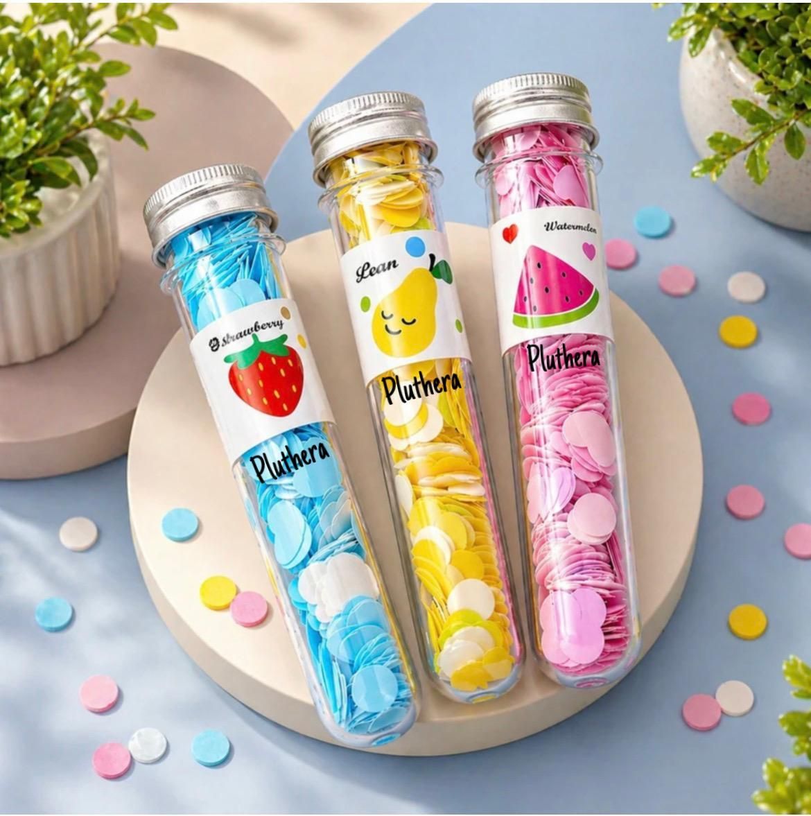 pluthera 3 Tube Paper Soap Mixed Fragrance Flower Bottle Portable Hand Wash Sheets-picture-20