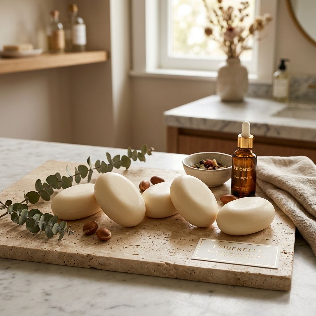 Natural Argan Oil Skin Care Soap | for Smooth Skin Beauty Bar-image-47