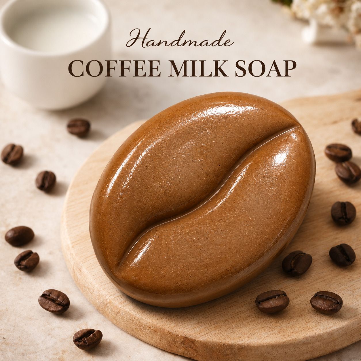 Coffee Bean Handmade Bath Soap – Set of 1-image-34