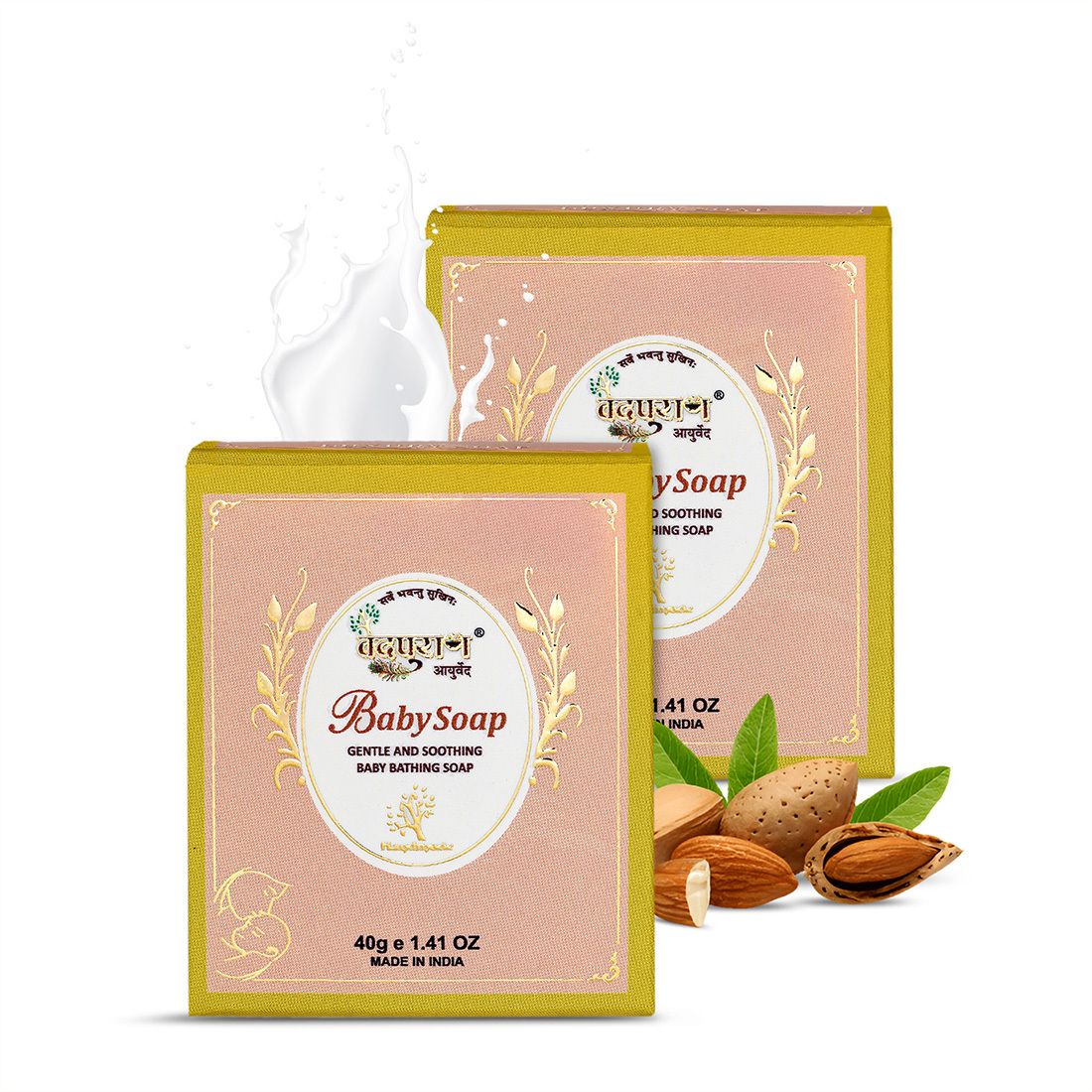 vedpuran Luxury Baby Soap for Newborns | For Dry & Sensitive Baby Skin | 100% Natural-picture-26