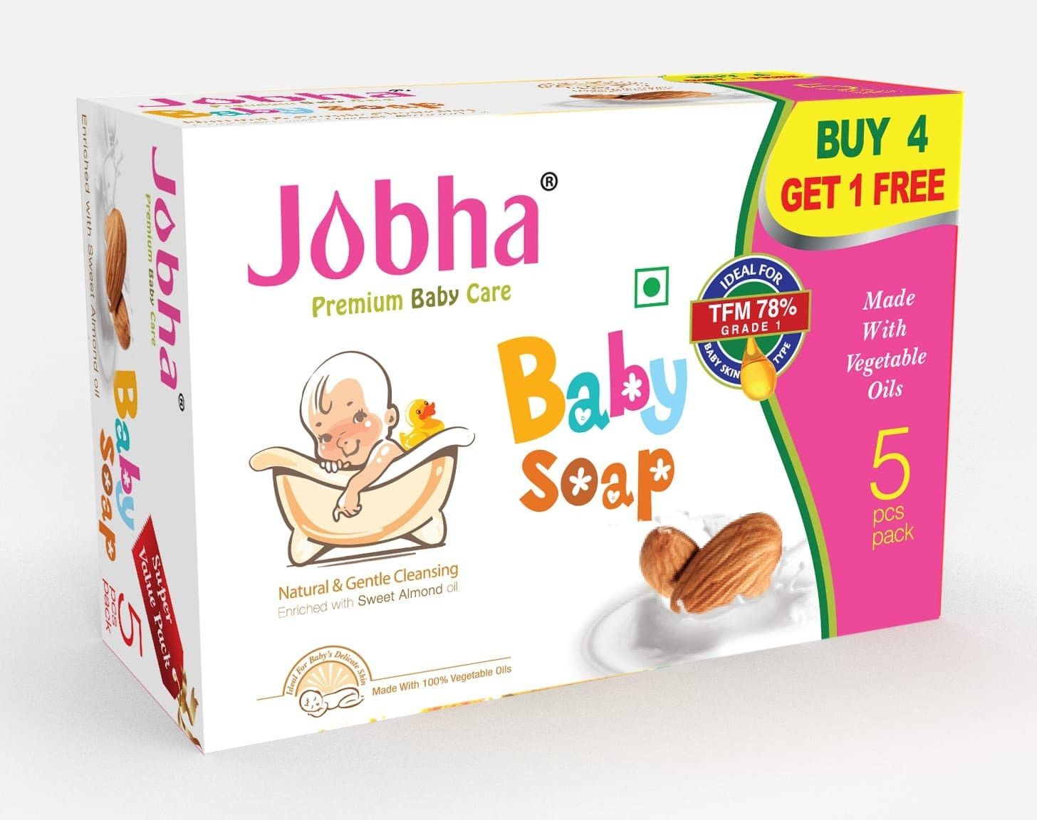 Baby Soap - Enriched with Sweet Almond Oil-image-14