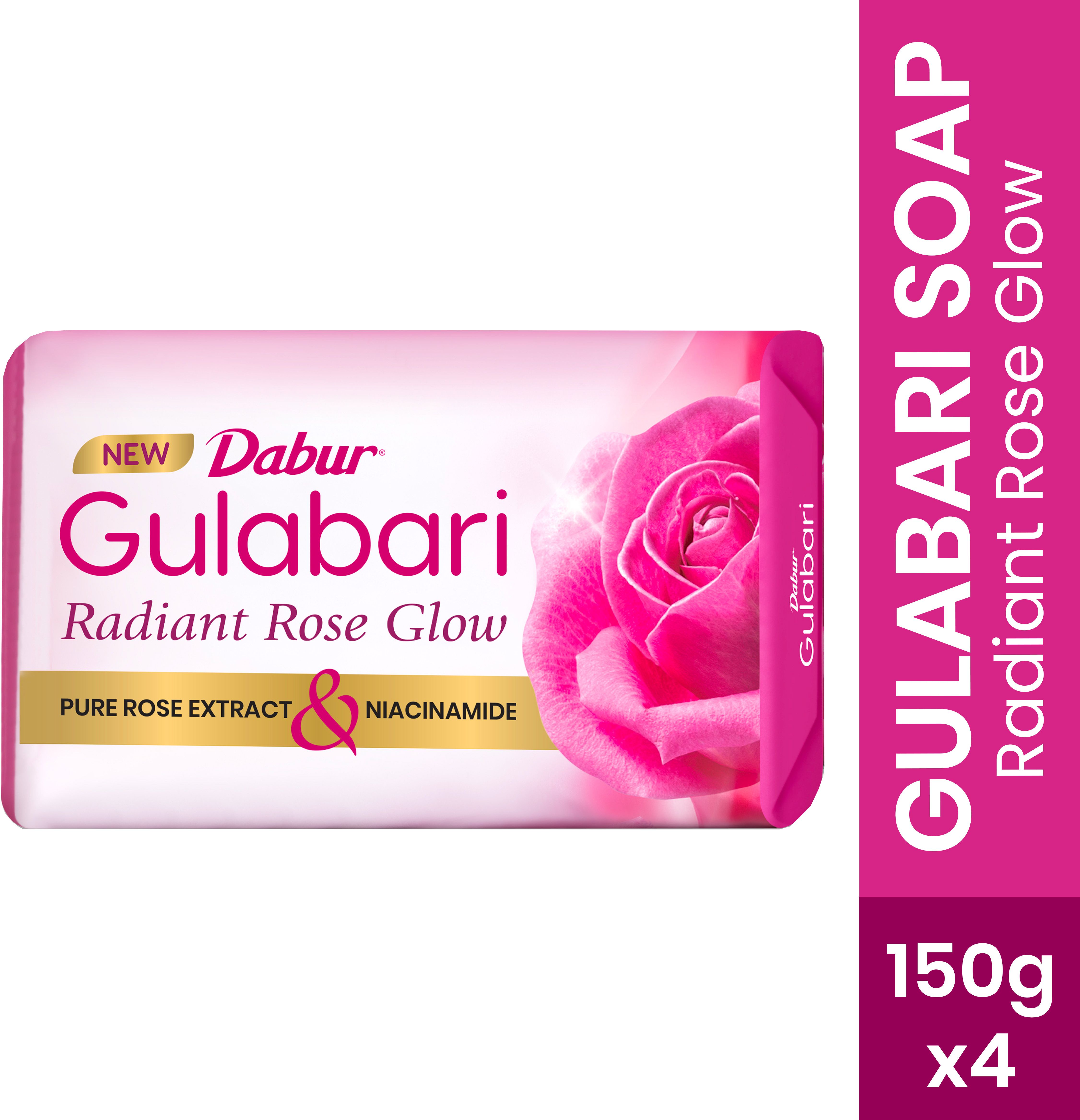 Gulabari Rose Glow Soap | Moisturizing Bathing Bar With Glycerine & Niacinamide-image-38