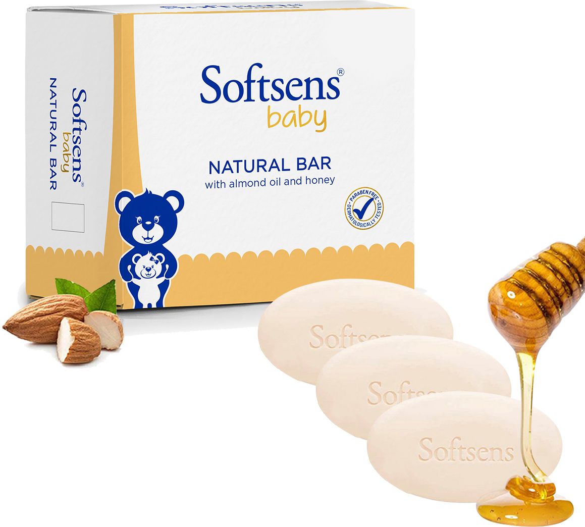Baby Natural Bar Soap with Almond Oil & Honey