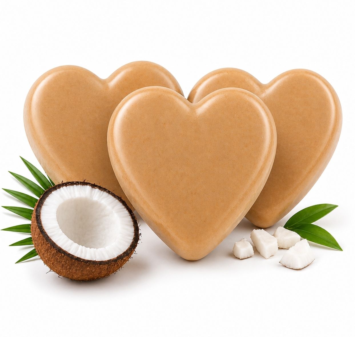 walur Handmade Heart Shape Soap Pack of 3 | Natural Moisturizing Bath Soap-picture-24