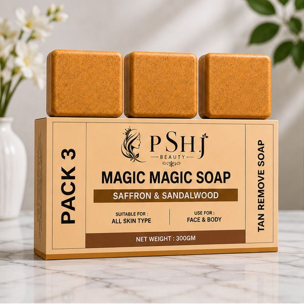 Daily Use Saffron & Sandalwood Herbal Bath Soap for Fresh Skin (PACK OF 3)-image-38