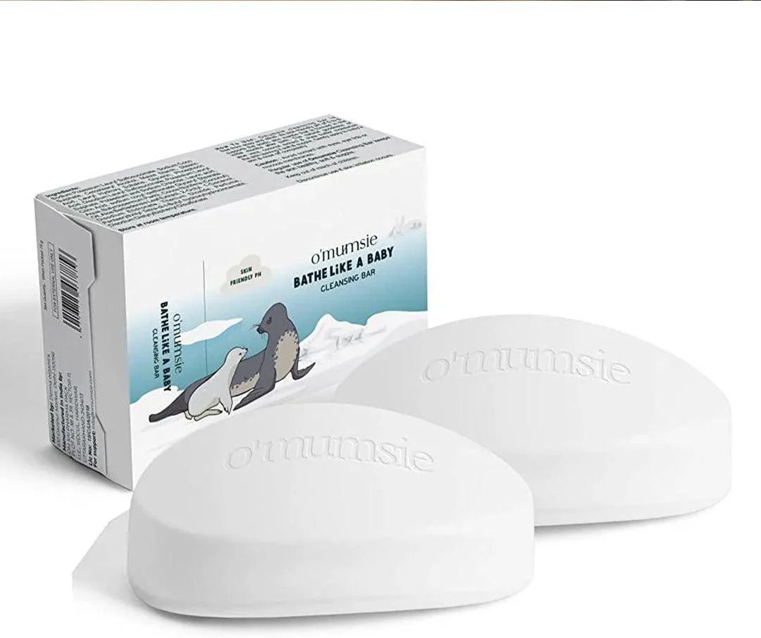 o'mumsie Hydrating pH-Balanced Syndet Cleansing Soap for Baby & Kids' Dry, Eczema Skin-picture-12