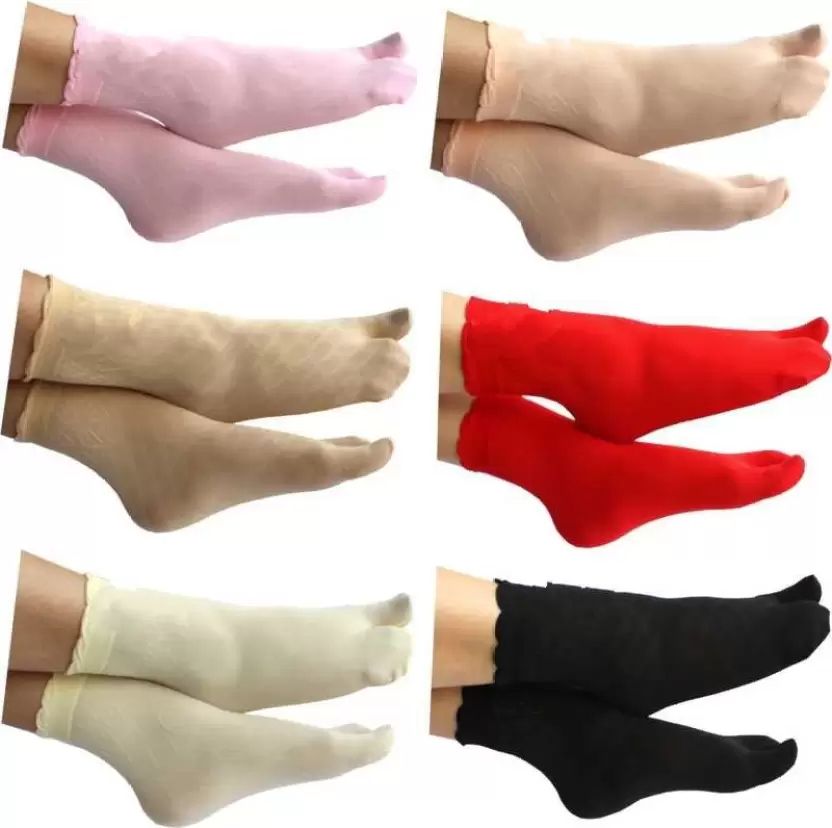 Women Self Design Ankle Length