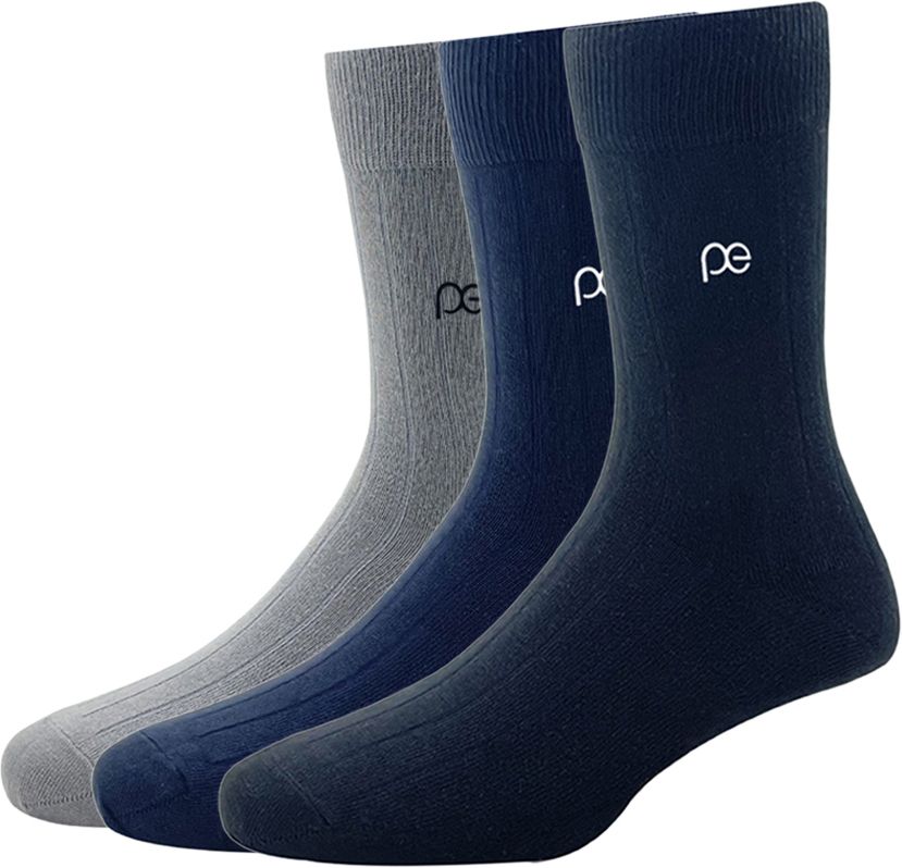 peter england Men Solid Calf Length-picture-18