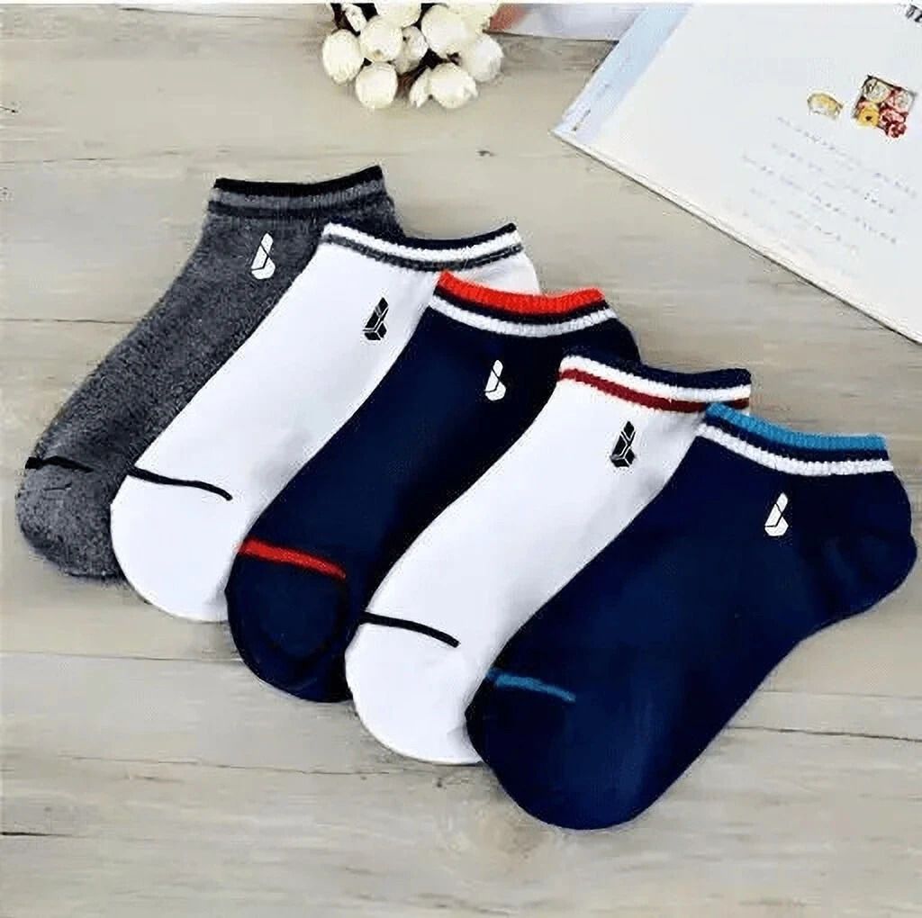bahuzo Men Striped Ankle Length, Low Cut-picture-19