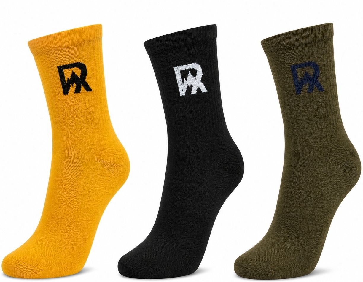 roadster Men Solid Mid-Calf/Crew-picture-20