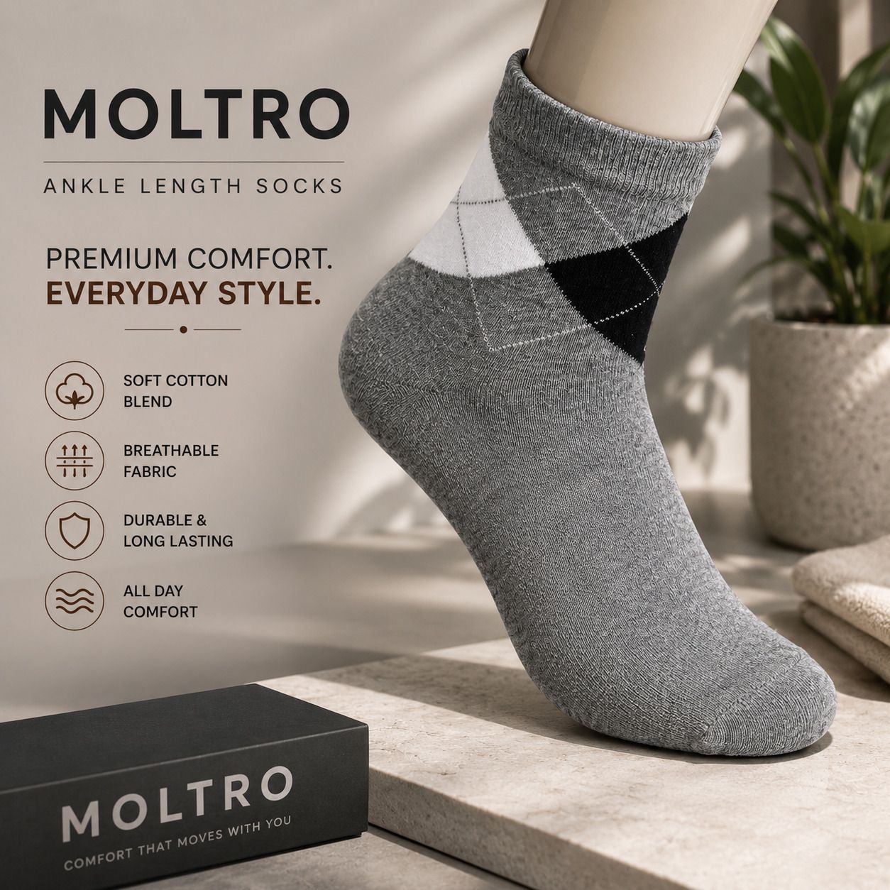 moltro Men Embriodered Ankle Length-picture-32