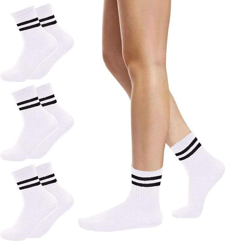 ketkar Women Striped Mid-Calf/Crew-picture-19