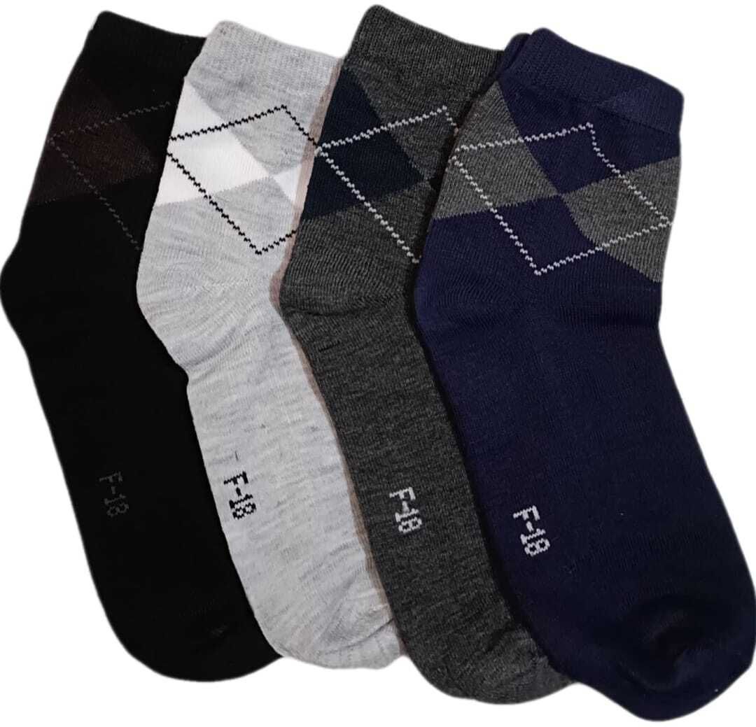 jackwell Men Checkered, Solid Ankle Length-picture-13