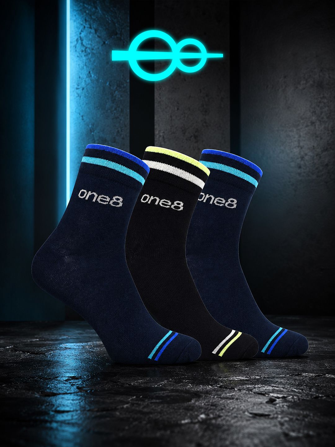 one8 Men Solid Ankle Length-picture-18