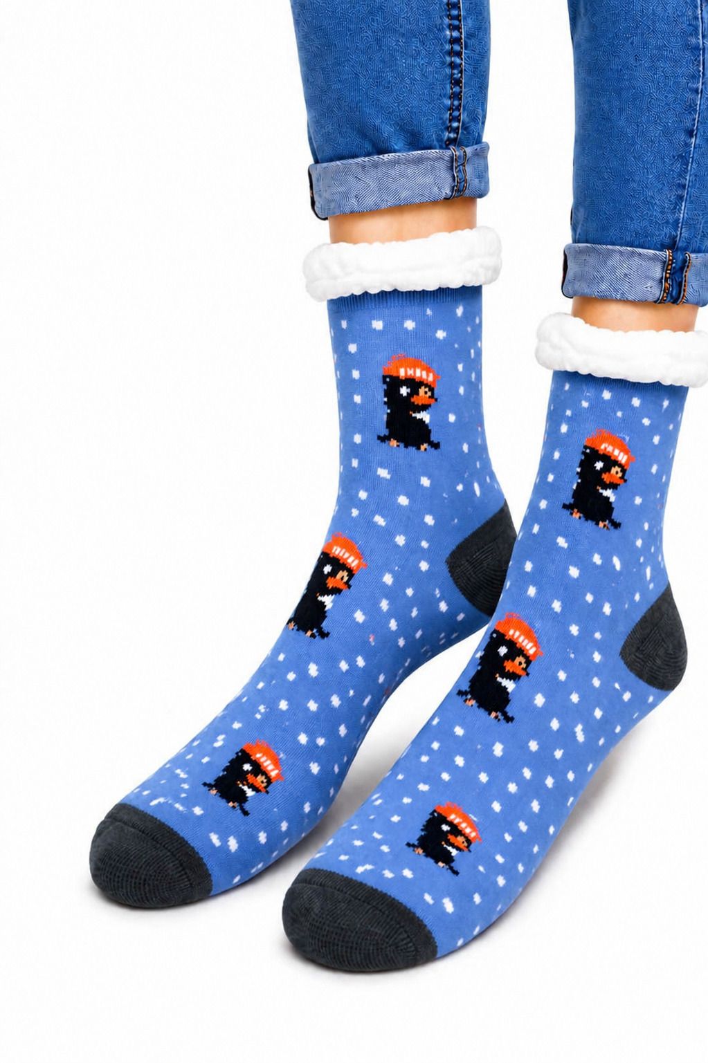 graceway Women Geometric Print Mid-Calf/Crew-picture-8