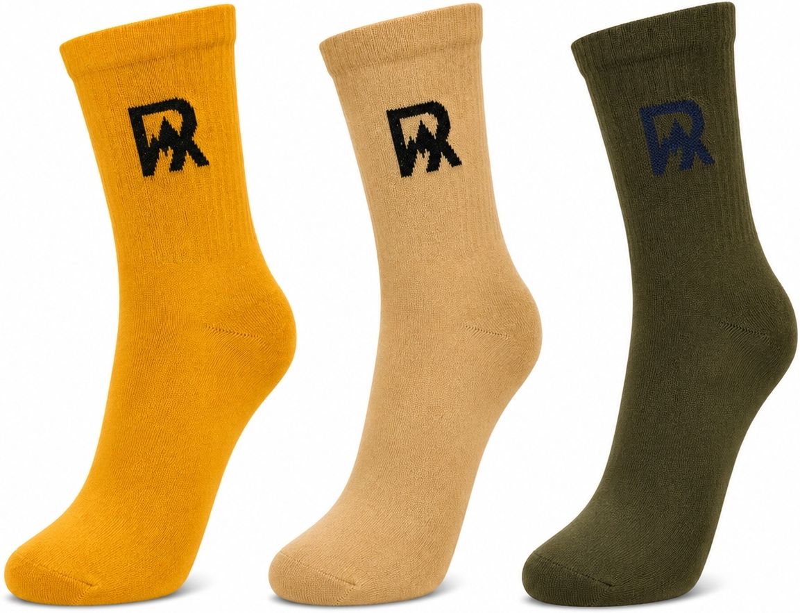 roadster Men Solid Mid-Calf/Crew-picture-40