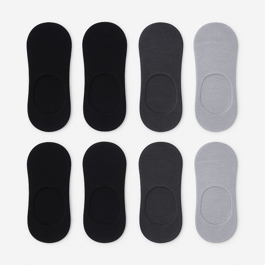 Men Solid Peds/Footie/No-Show