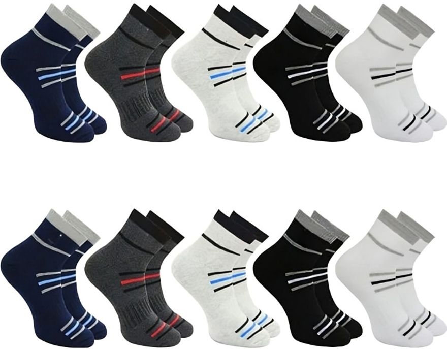 bahuzo Men Striped Ankle Length-picture-30