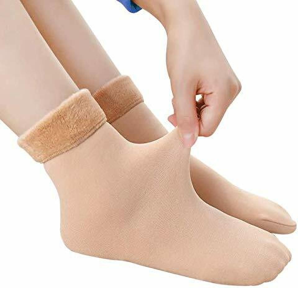 wengvo Women Solid Mid-Calf/Crew-picture-19