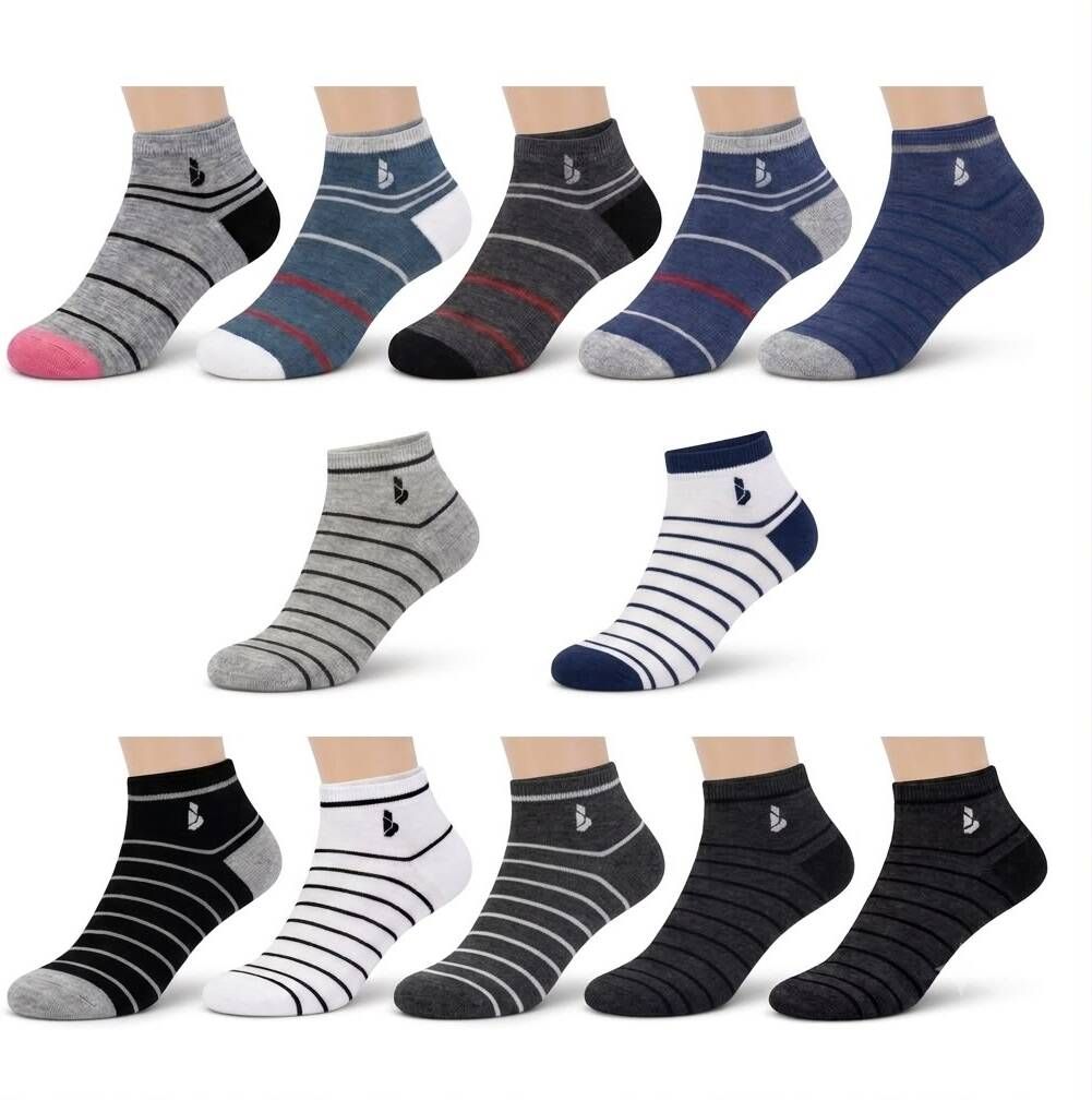 bahuzo Men Striped Ankle Length-picture-3