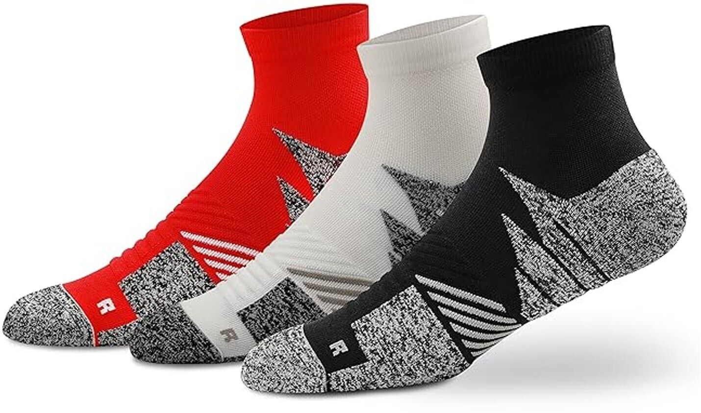 Pure Cotton Sports Socks Low Cut Men Solid Ankle Length-image-0