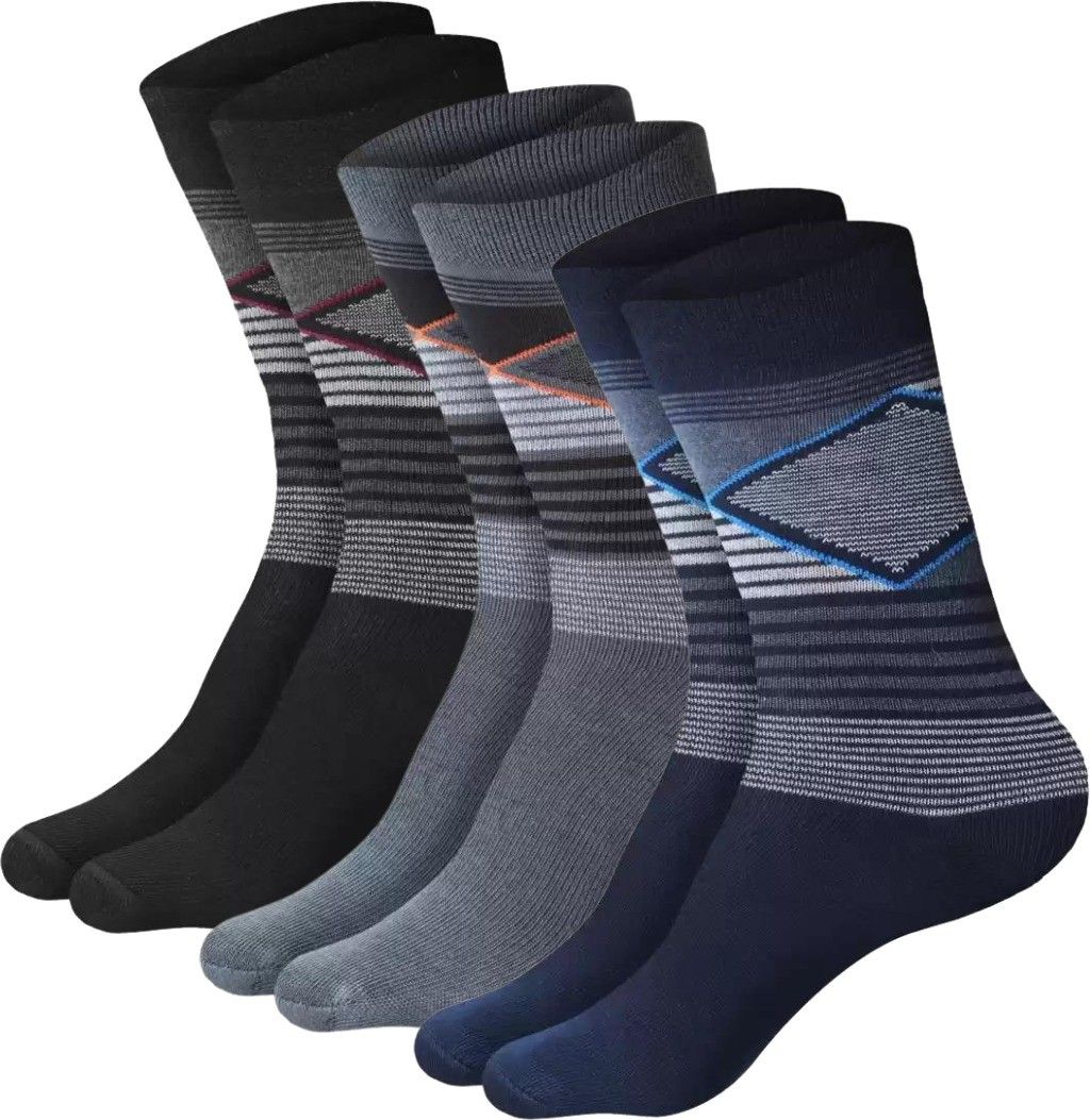 socksmonk Men Graphic Print Mid-Calf/Crew-picture-10