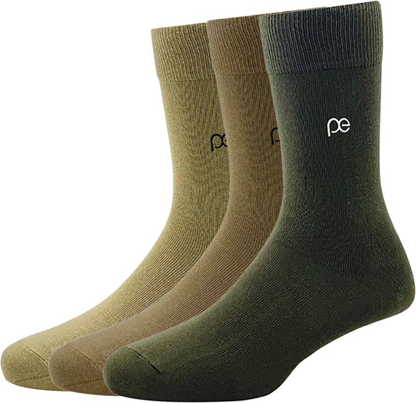 peter england Men Solid Calf Length-picture-11