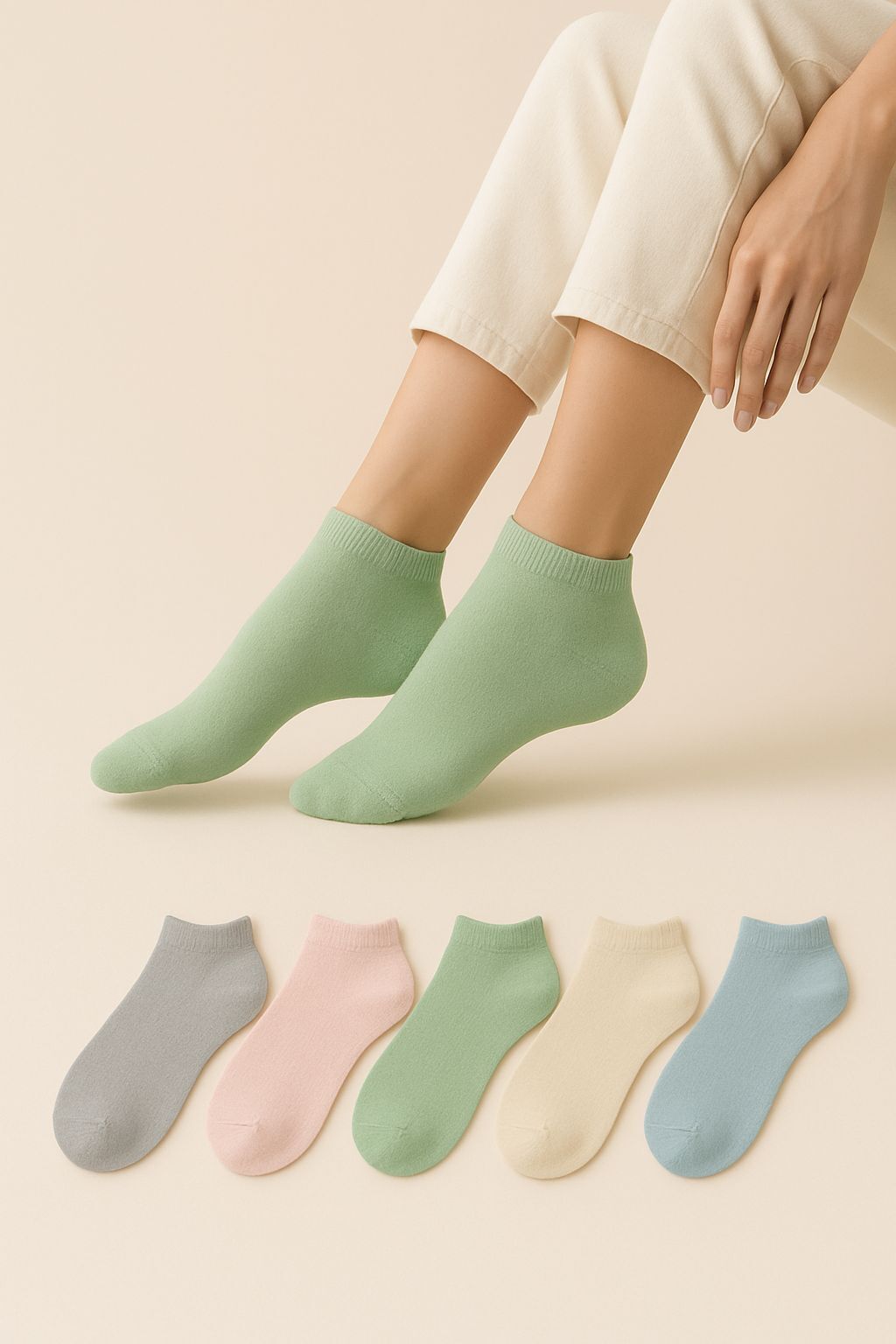 nanox Women Solid Peds/Footie/No-Show-picture-20
