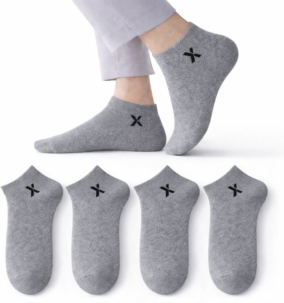 reckzoz Men Solid Ankle Length-picture-12
