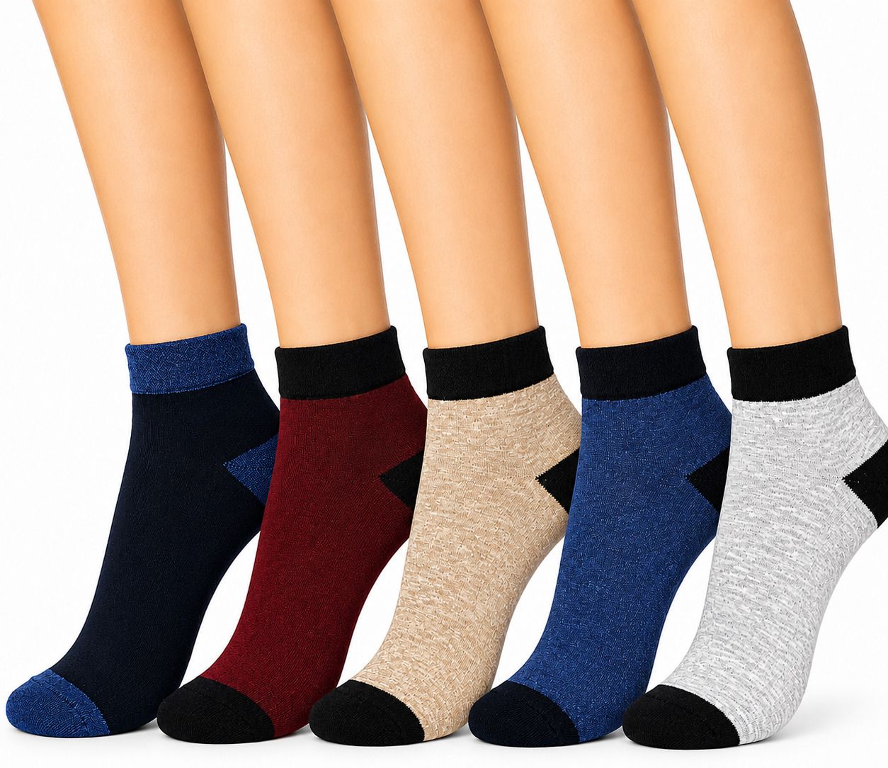 labuli Men Color Block Ankle Length-picture-31