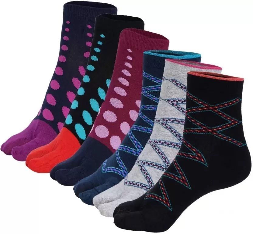 leafblu Women Graphic Print, Printed, Striped, Self Design Ankle Length, Low Cut-picture-17