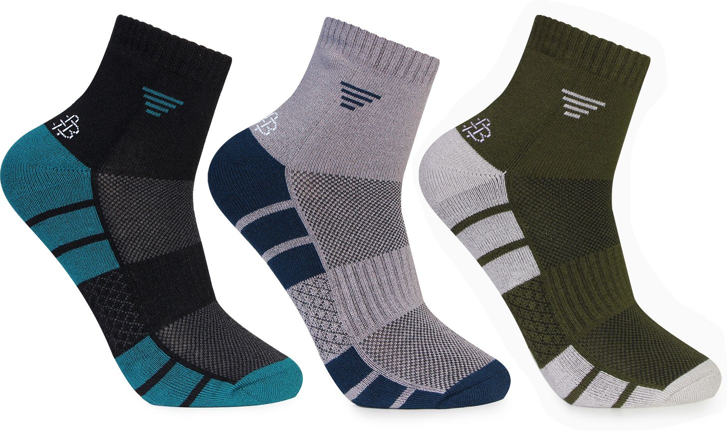 bonjour Bamboo Socks Odour-Free & Breathable 5X Softer than Cotton Socks (Pack of 3) Men Solid Ankle Length-picture-16
